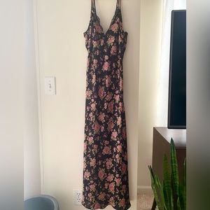 ZARA satin slip dress